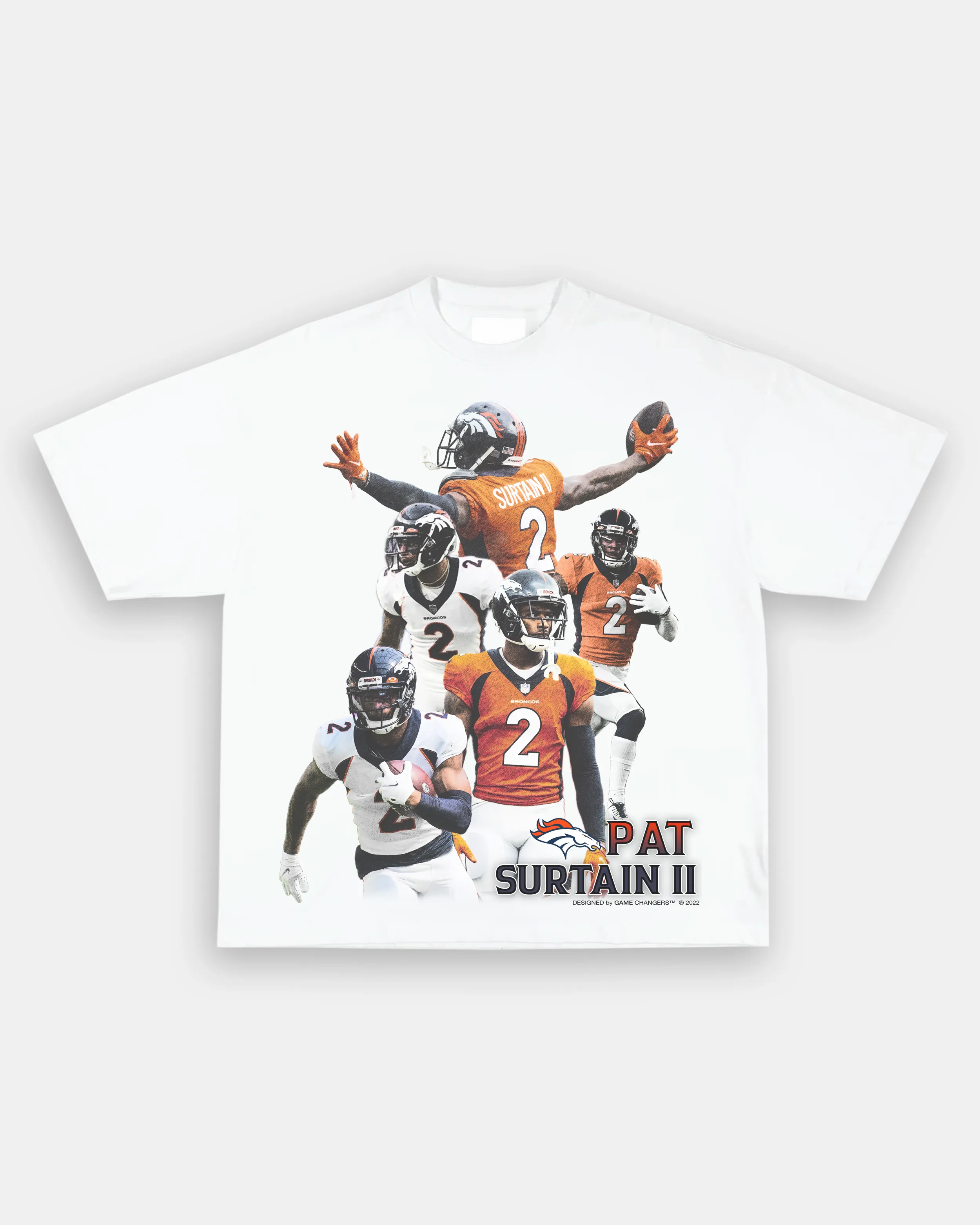 T-Shirt PAT SURTAIN TEE Unisex-Adult Ultra Cotton Washed | TIDESENCE