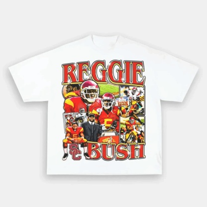 Unisex-Adult Ultra Cotton Washed T-Shirt Graphic REGGIE BUSH USC TEE 