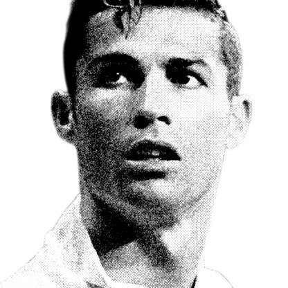 Unisex-Adult Ultra Cotton Washed T-Shirt Graphic CRISTIANO RONALDO TEE 