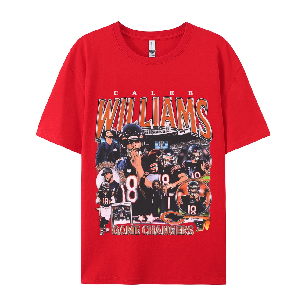 Unisex-Adult Ultra Cotton Washed T-Shirt Graphic CALEB WILLIAMS - BEARS TEE 