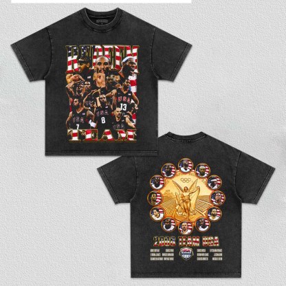 Unisex-Adult Ultra Cotton Washed T-Shirt Graphic Redeem Team Team USA TEE 