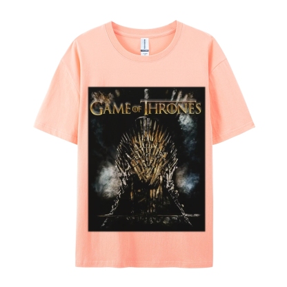 Unisex-Adult Ultra Cotton Washed T-Shirt Graphic GAME OF THRONES TEE 