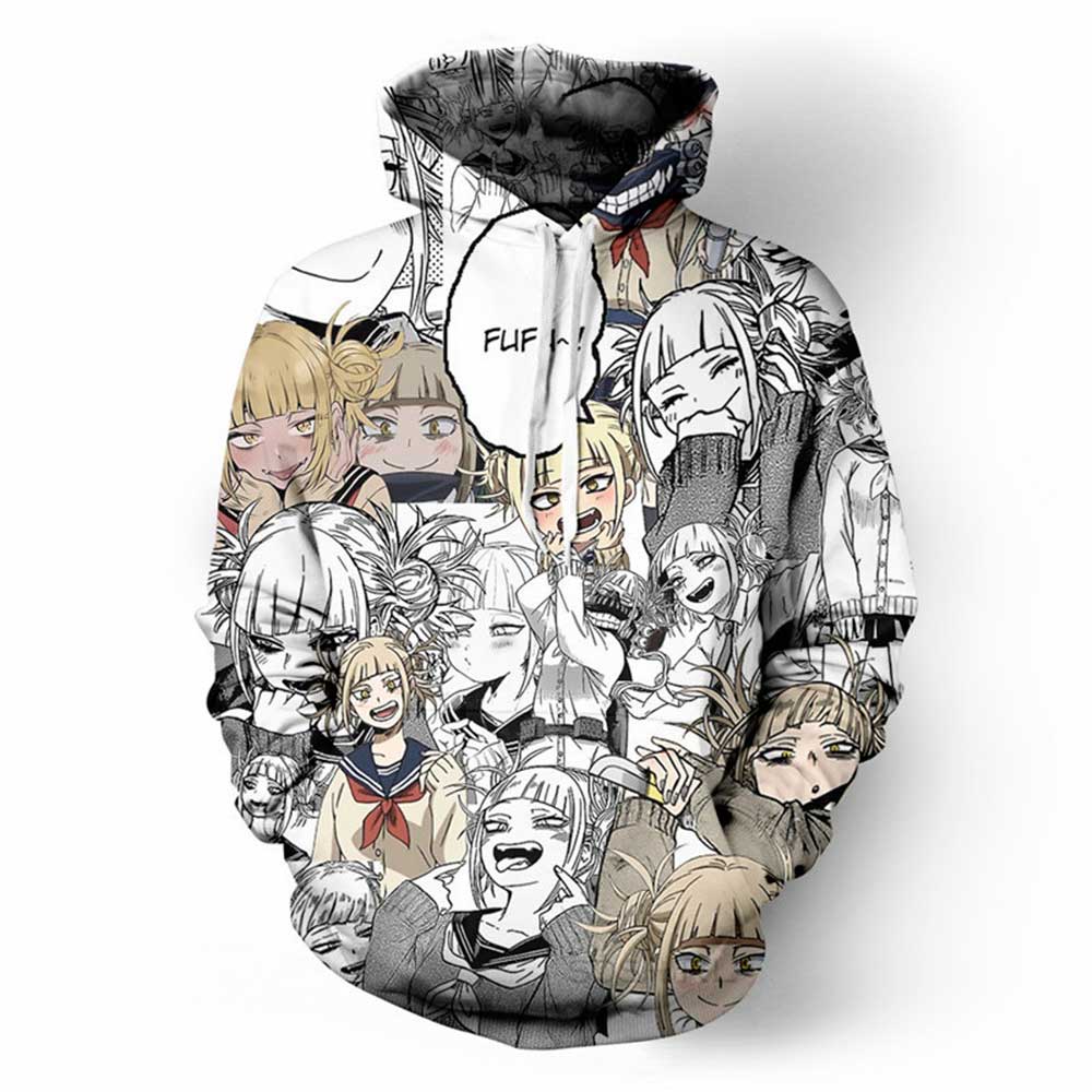 Hot Selling 3D Cartoon My Hero Academia Hoodie 