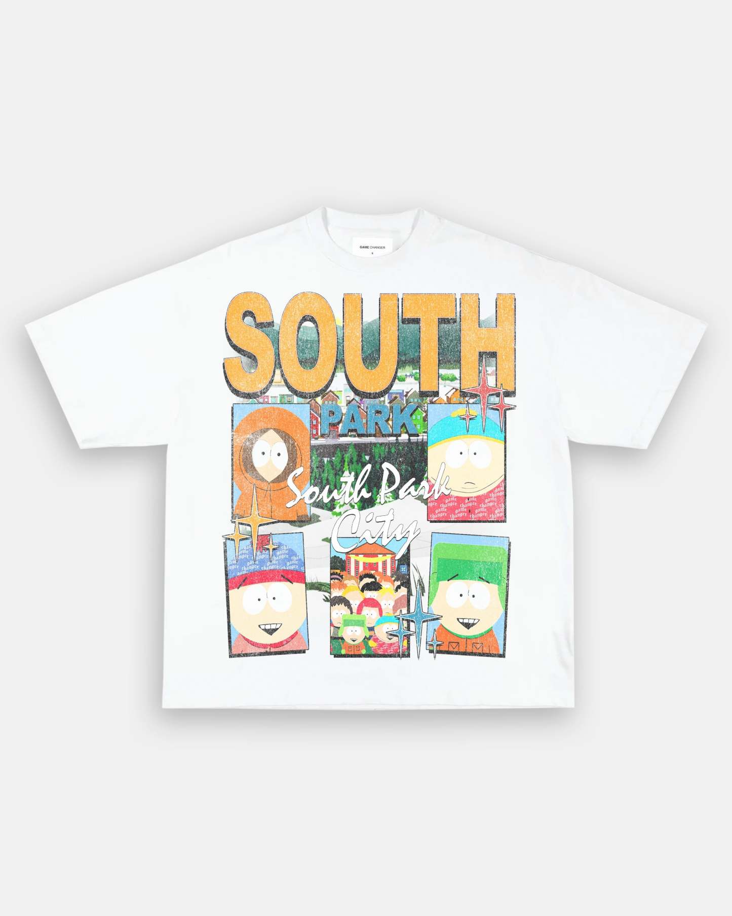 Unisex-Adult Ultra Cotton Washed T-Shirt Graphic SOUTH PARK TEE
