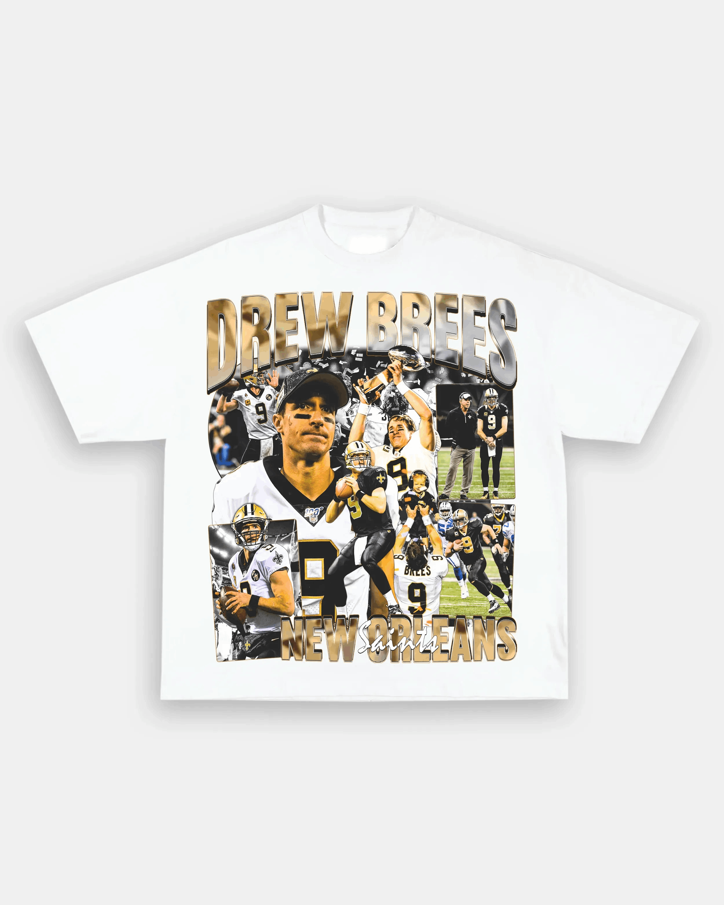 T-Shirt DREW BREES Graphic Unisex-Adult Ultra Cotton Washed | TIDESENCE