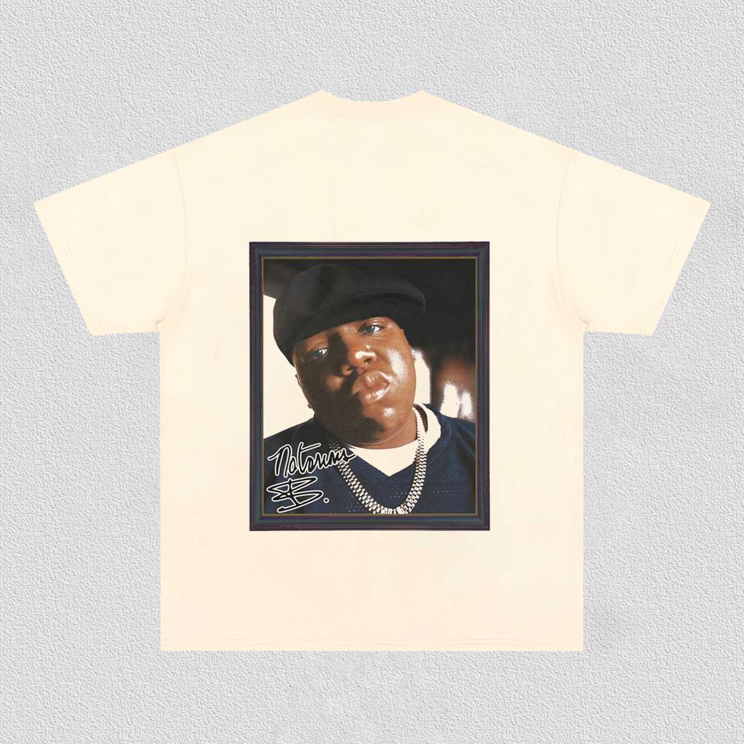 Unisex-Adult Ultra Cotton Washed T-Shirt Graphic  THE NOTORIOUS BIG TEE 