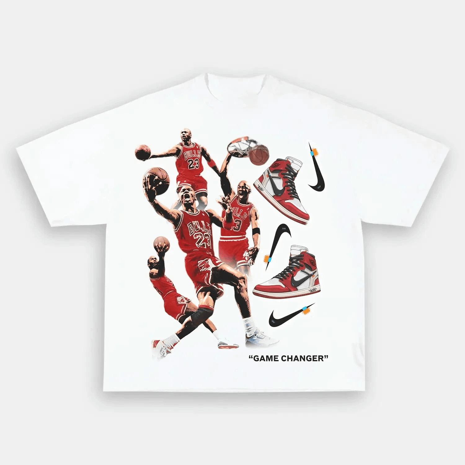 Unisex-Adult Ultra Cotton Washed T-Shirt Graphic  AIR ABLOH TEE 