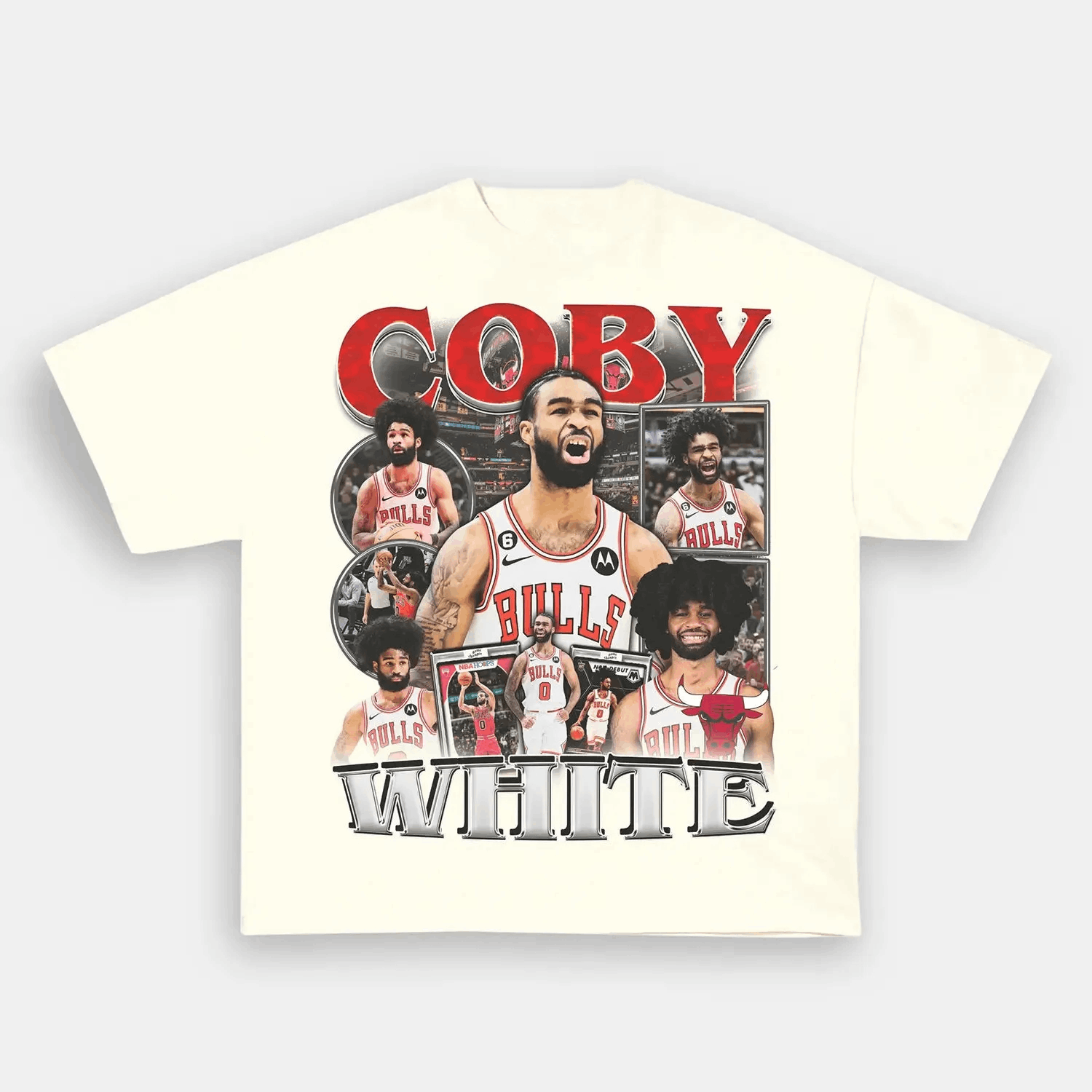 Unisex-Adult Ultra Cotton Washed T-Shirt Graphic  COBY WHITE TEE 