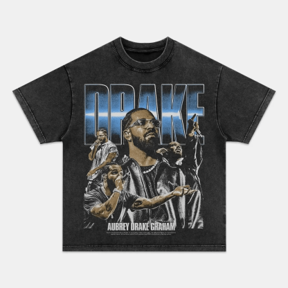 Unisex-Adult Ultra Cotton Washed T-Shirt Graphic  DRAKE-V2-VINTAGE-TEE (2) 