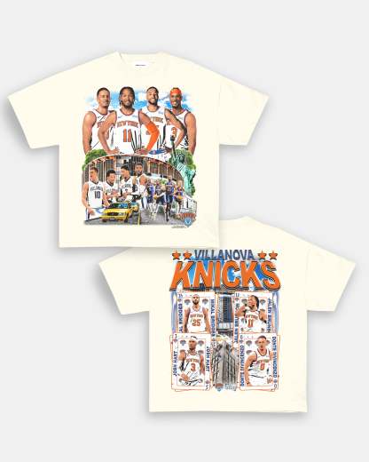 Unisex-Adult Ultra Cotton Washed T-Shirt Graphic VILLANOVA KNICKS TEE