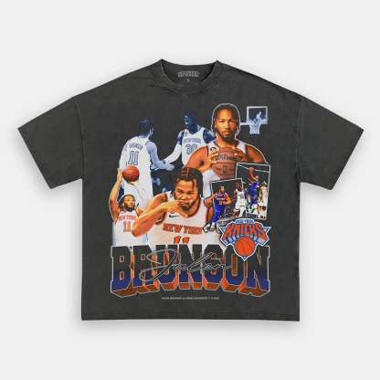 Unisex-Adult Ultra Cotton Washed T-Shirt Graphic JALEN BRUNSON TEE 