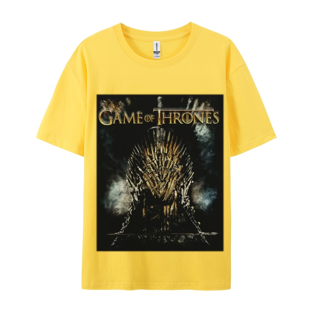 Unisex-Adult Ultra Cotton Washed T-Shirt Graphic GAME OF THRONES TEE 