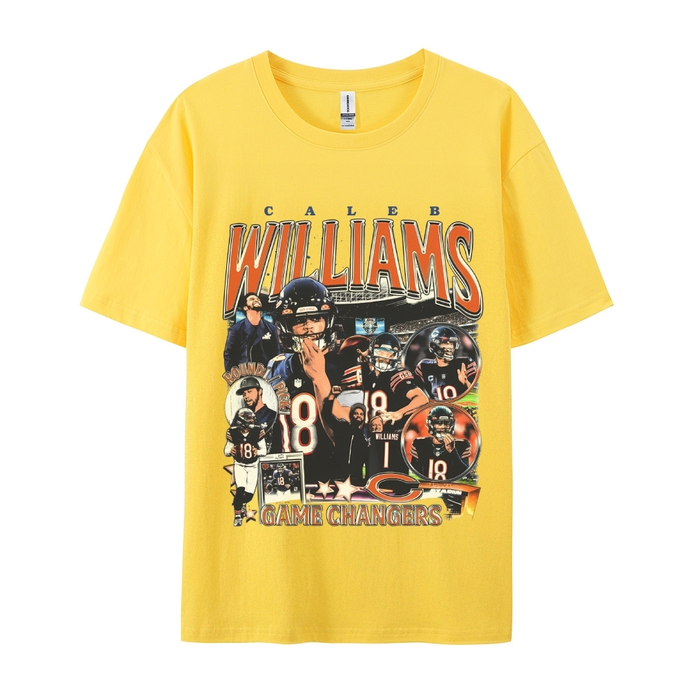 Unisex-Adult Ultra Cotton Washed T-Shirt Graphic CALEB WILLIAMS - BEARS TEE 
