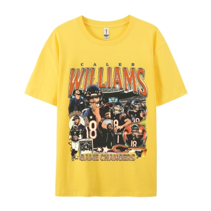 Unisex-Adult Ultra Cotton Washed T-Shirt Graphic CALEB WILLIAMS - BEARS TEE 