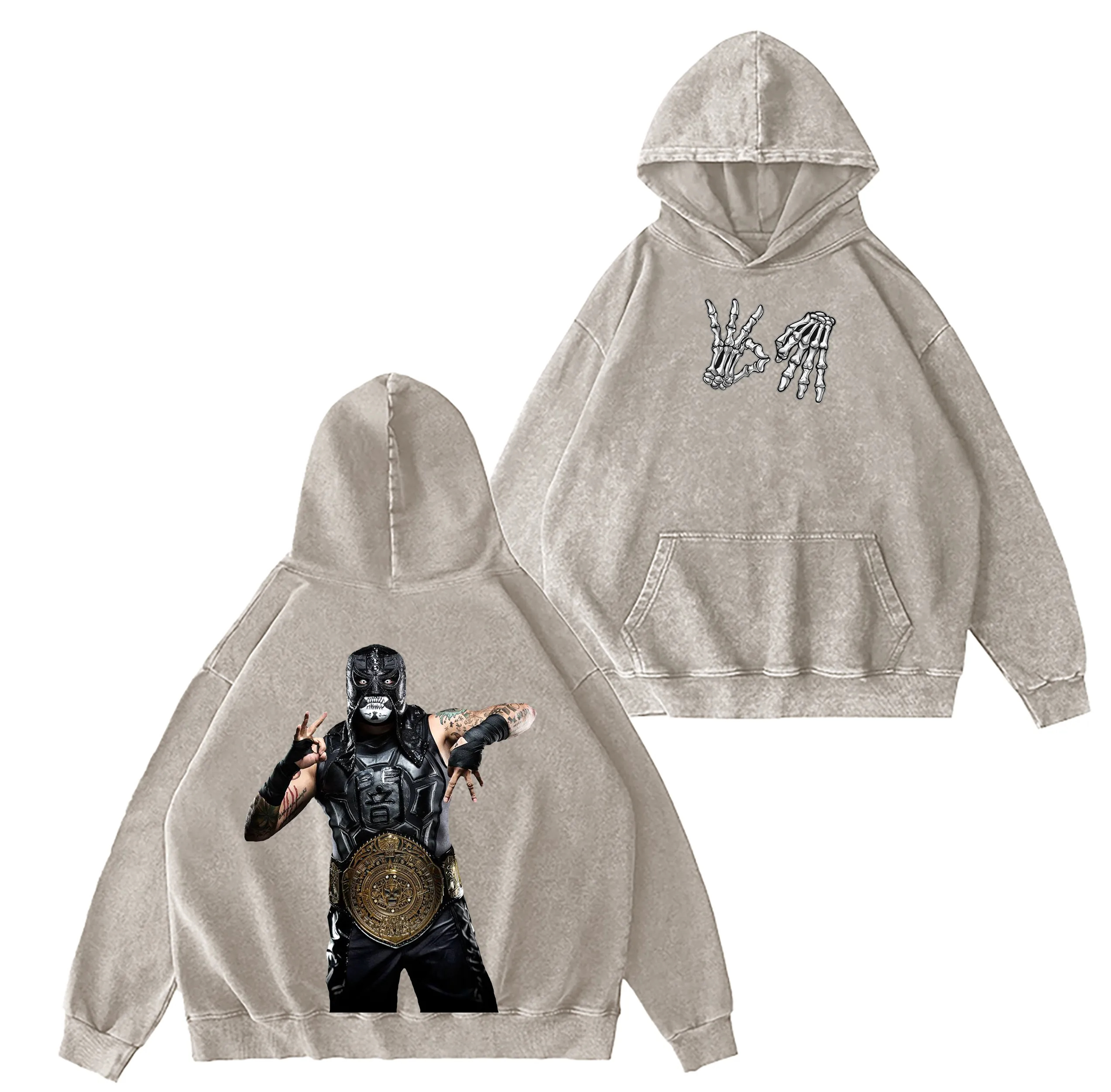 Vintage Penta El Zero Miedo Graphic Washed T-shirt/Crewneck/Hoodie