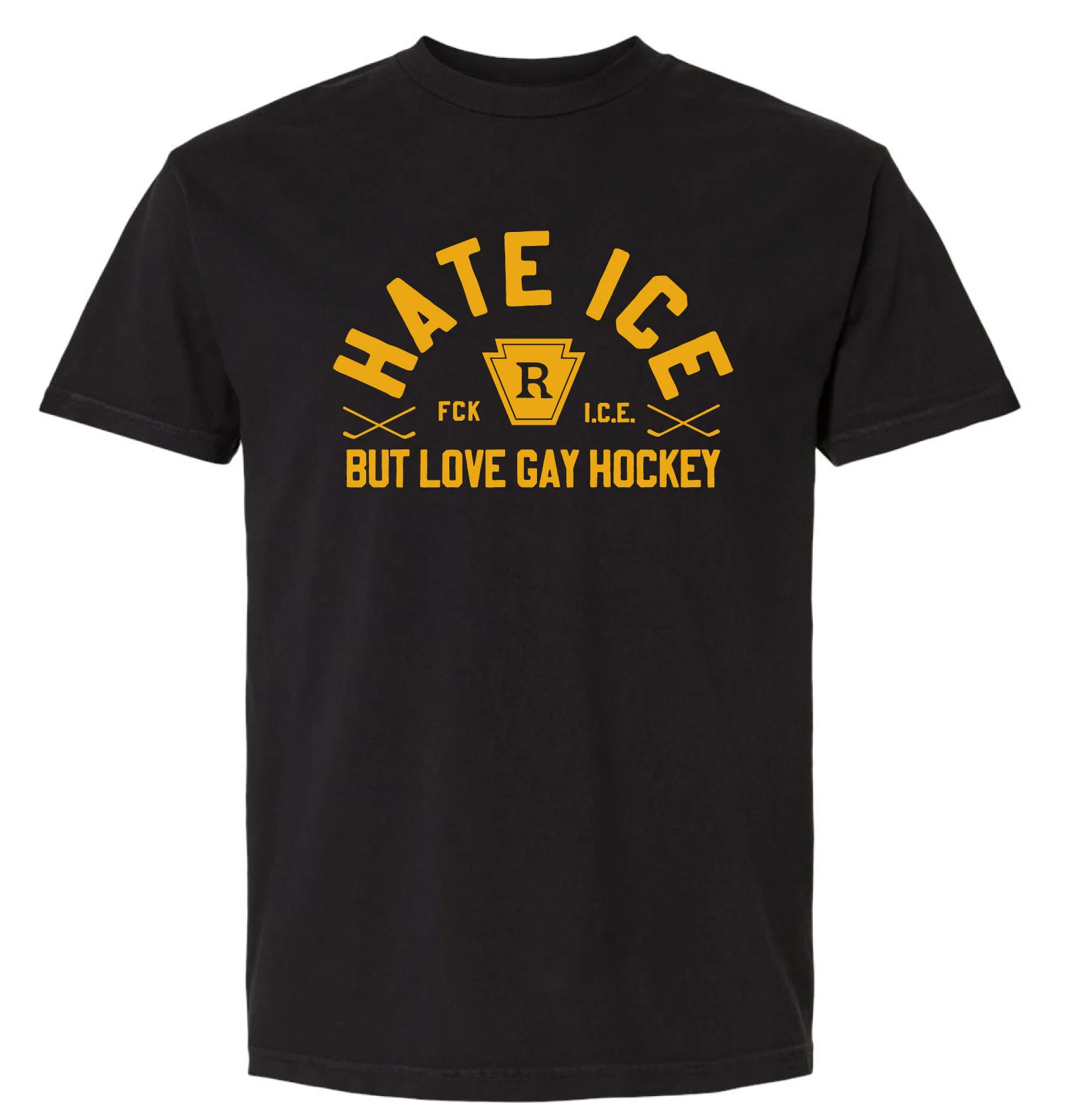 I Hate ICE but Love Gay Hockey Heated Rivalry T-shirt/Cropped Tee