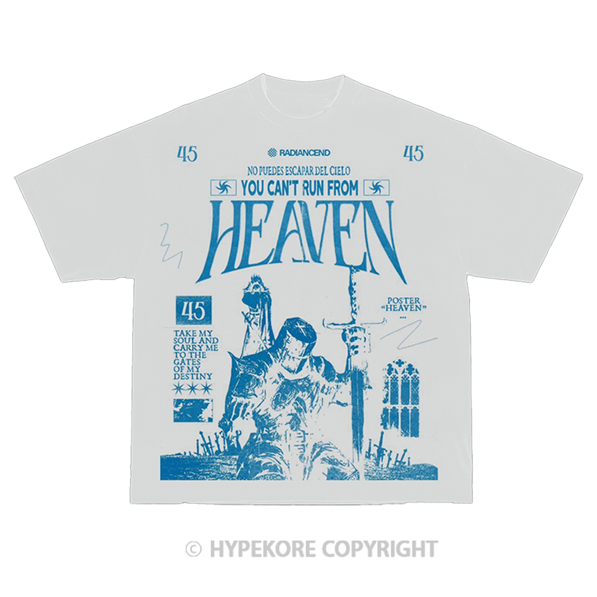 Knight Retro Print Short-Sleeve Set