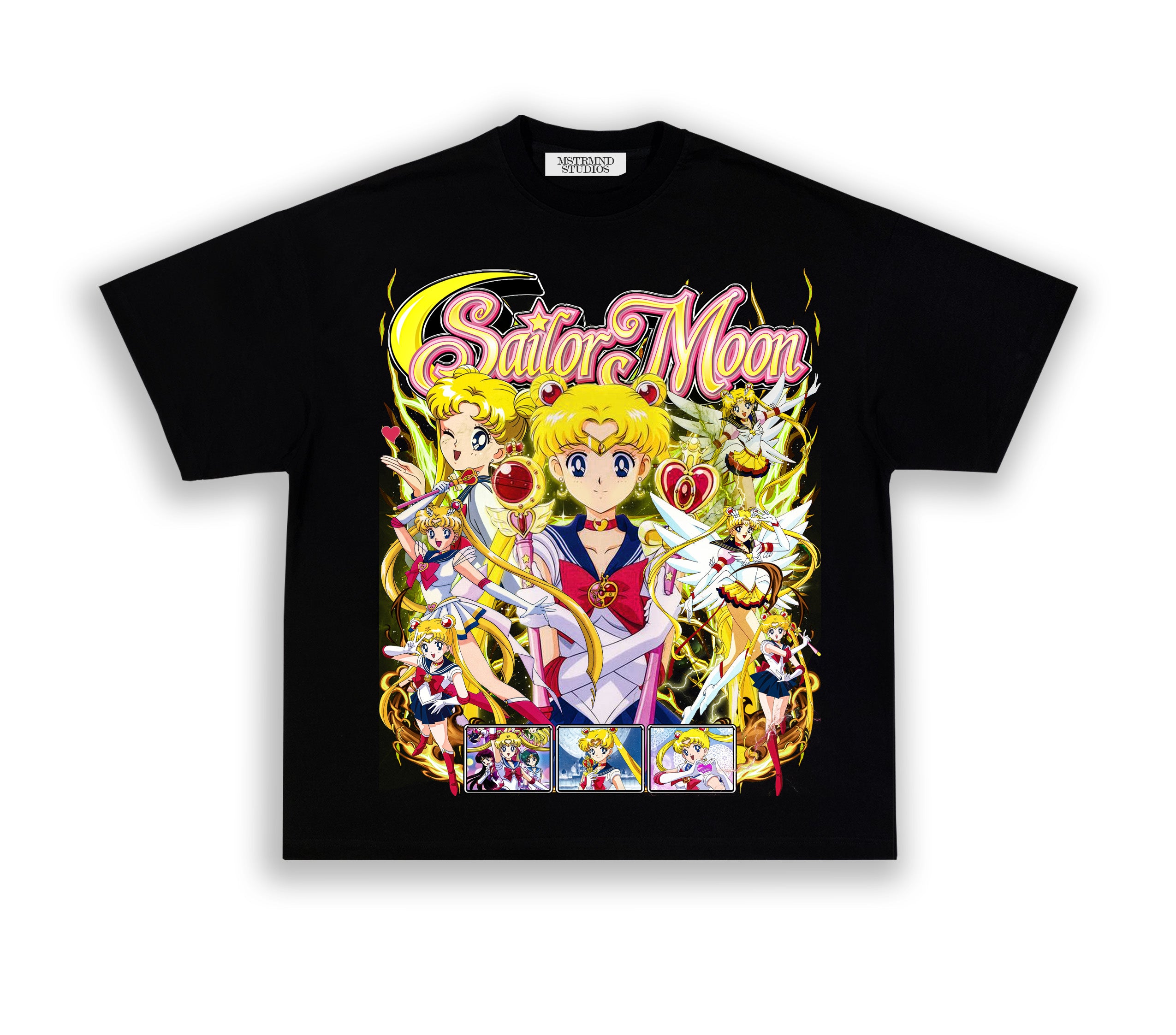 Unisex-Adult Ultra Cotton Washed T-Shirt Graphic Sailor Moon