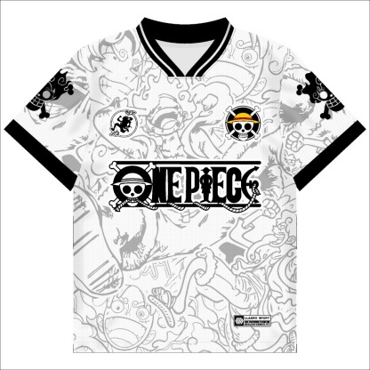 Jersey Anime One Piece Series Oversize / Jersey OnePiece Series 2 / Jersey Karakter Anime / Vintage / Boxy / Unisex / NFL / Garfield / full printing