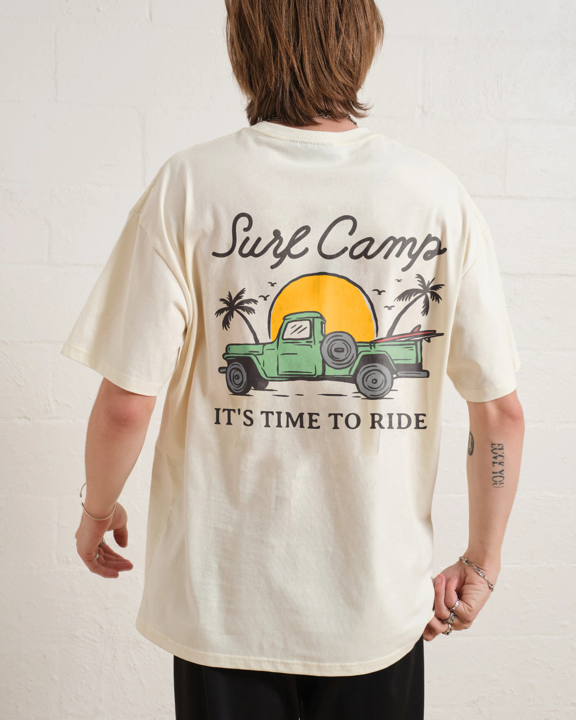 Cotton T-Shirt | Adventure Unisex Fit It's Time To Ride | TIDESENCE