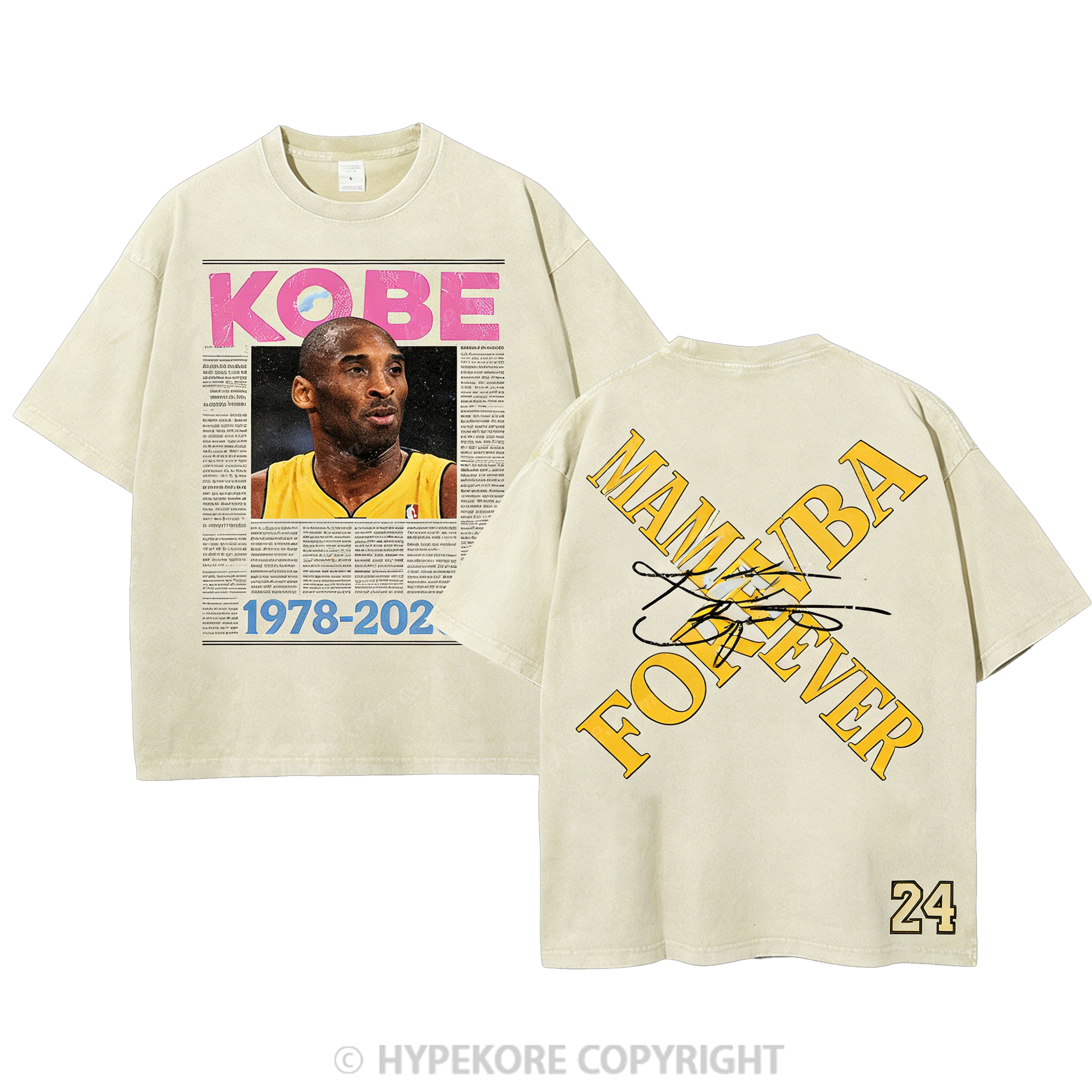 Kobe Bryant, Los Angeles Lakers, Mamba Mentality, Khaki Men's T-Shirt