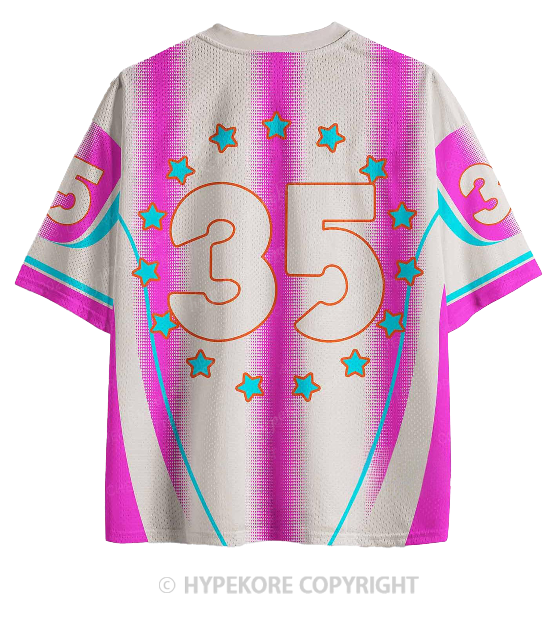 Custom Orange Pony Y2K Sports Jersey