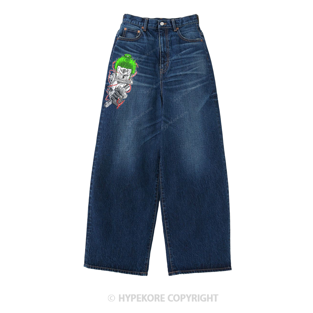 One Piece washed jeans