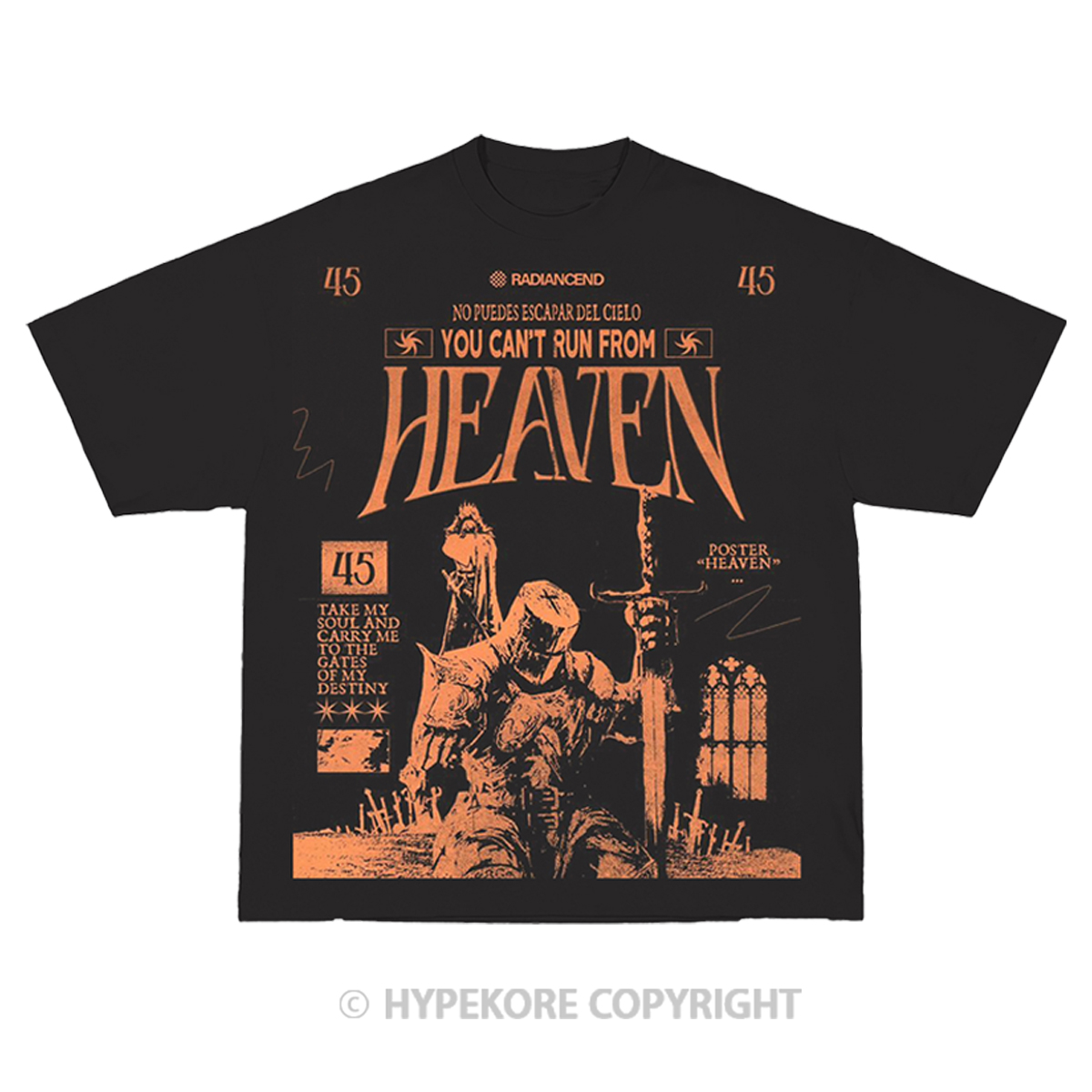 Knight Retro Print Short-Sleeve Set