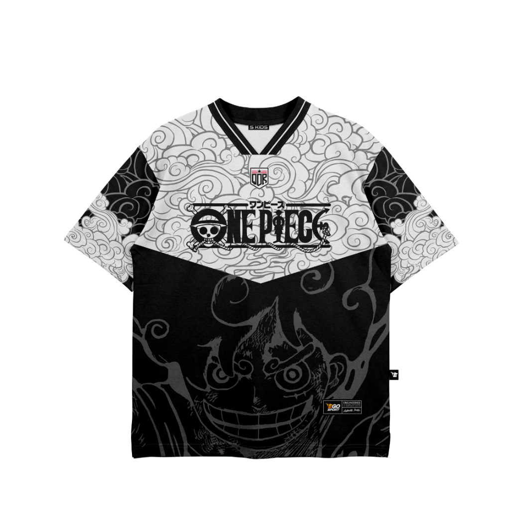 jersey series anime one piece unisex streetwear oversize boxy bahan dryfit premium full printing cod terlaris kekinian NFL Custom Jersey Oversize Premium Dryfit