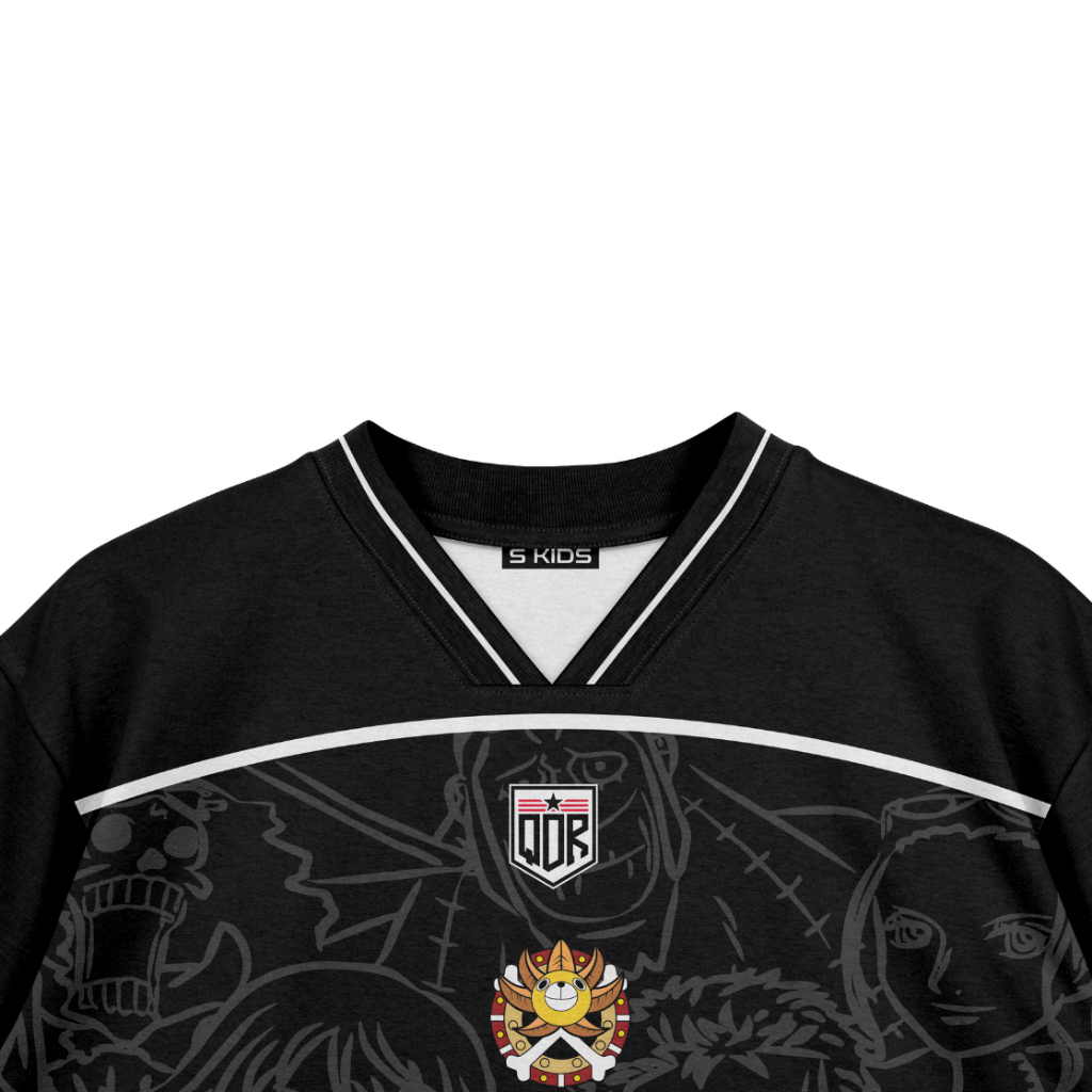 jersey series anime one piece unisex streetwear oversize boxy bahan dryfit premium full printing cod terlaris kekinian NFL Custom Jersey Oversize Premium Dryfit