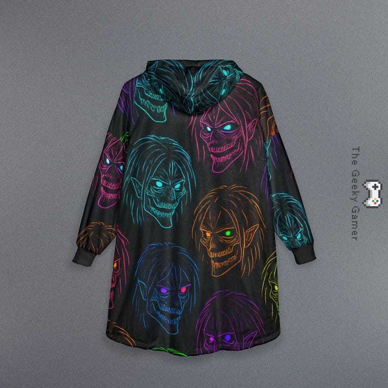 Unisex Anime Hooded Blanket