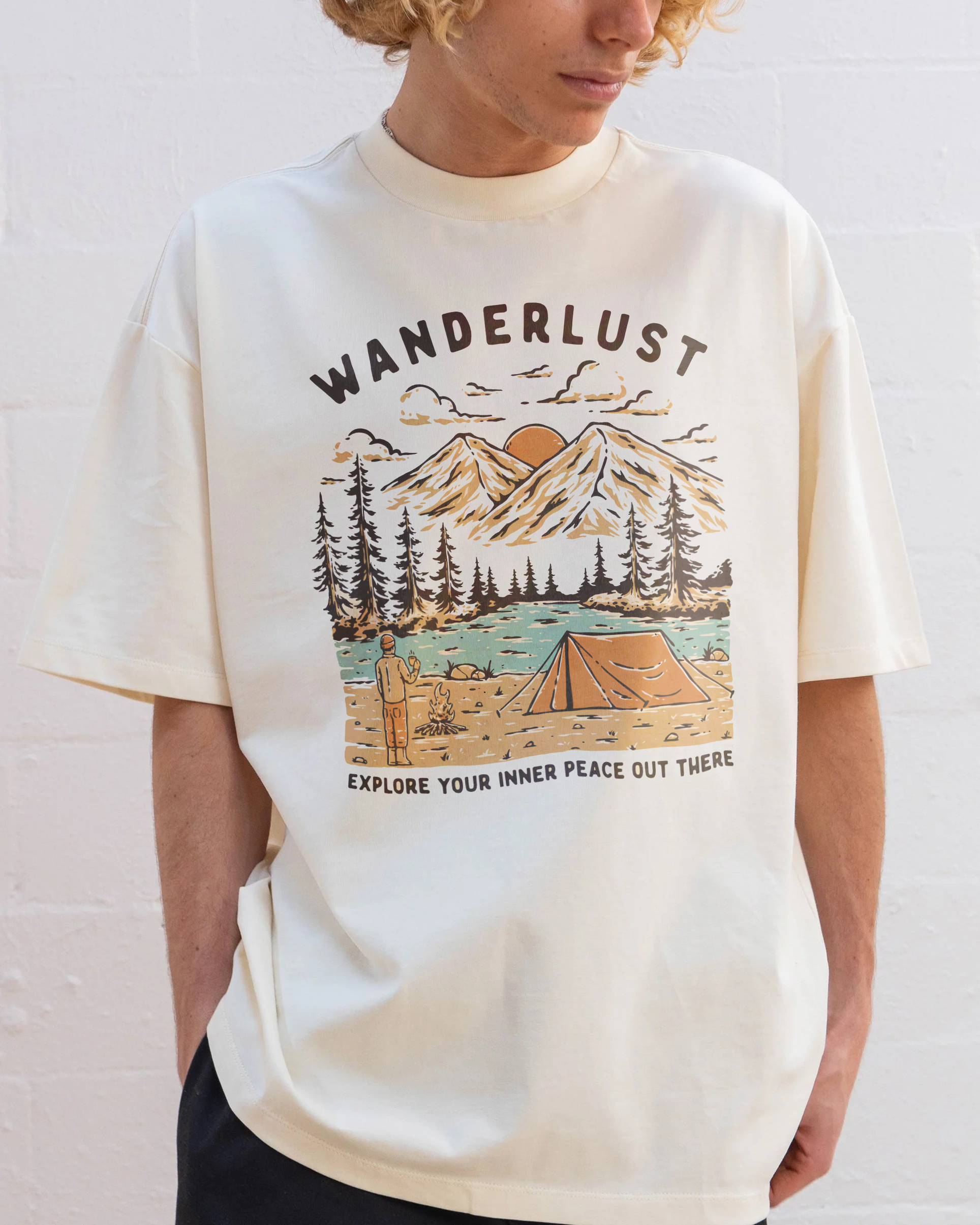 Cotton T-Shirt | Adventure Journey Wanderlust Unisex Fit | TIDESENCE