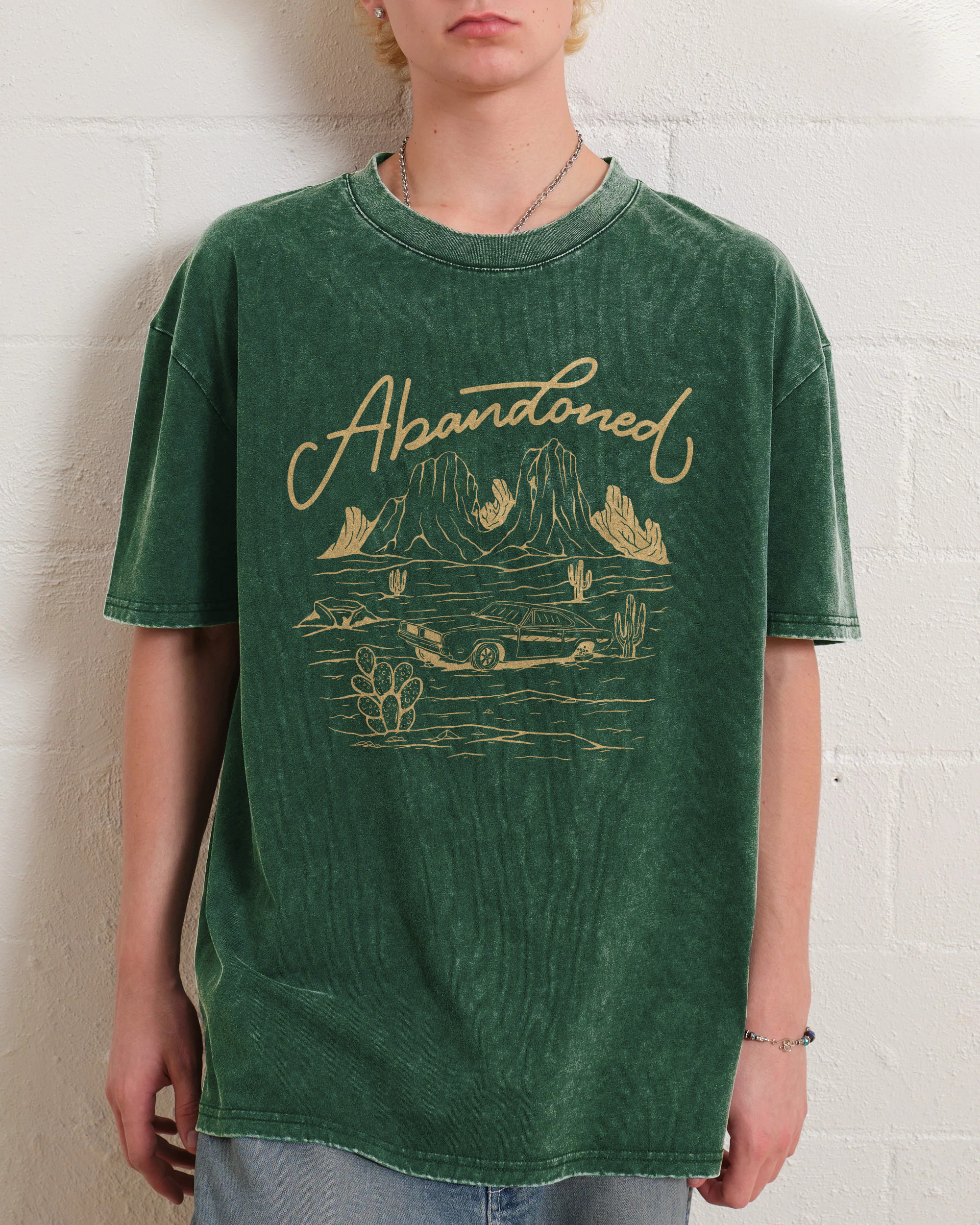 Washed T-Shirt | Desert Adventure Unisex Fit TEE | TIDESENCE