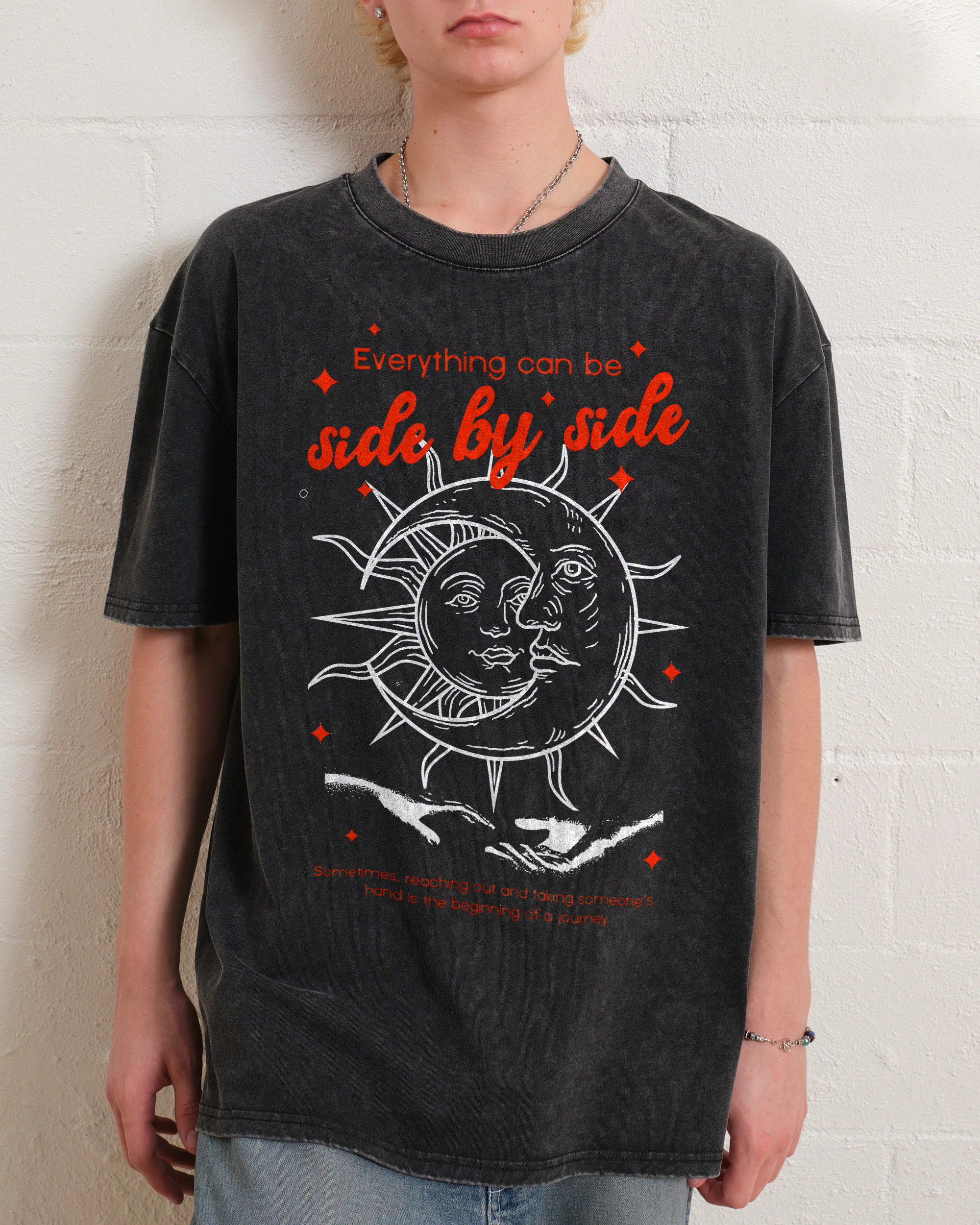 Washed T-Shirt | Hippie SUn Unisex Fit 