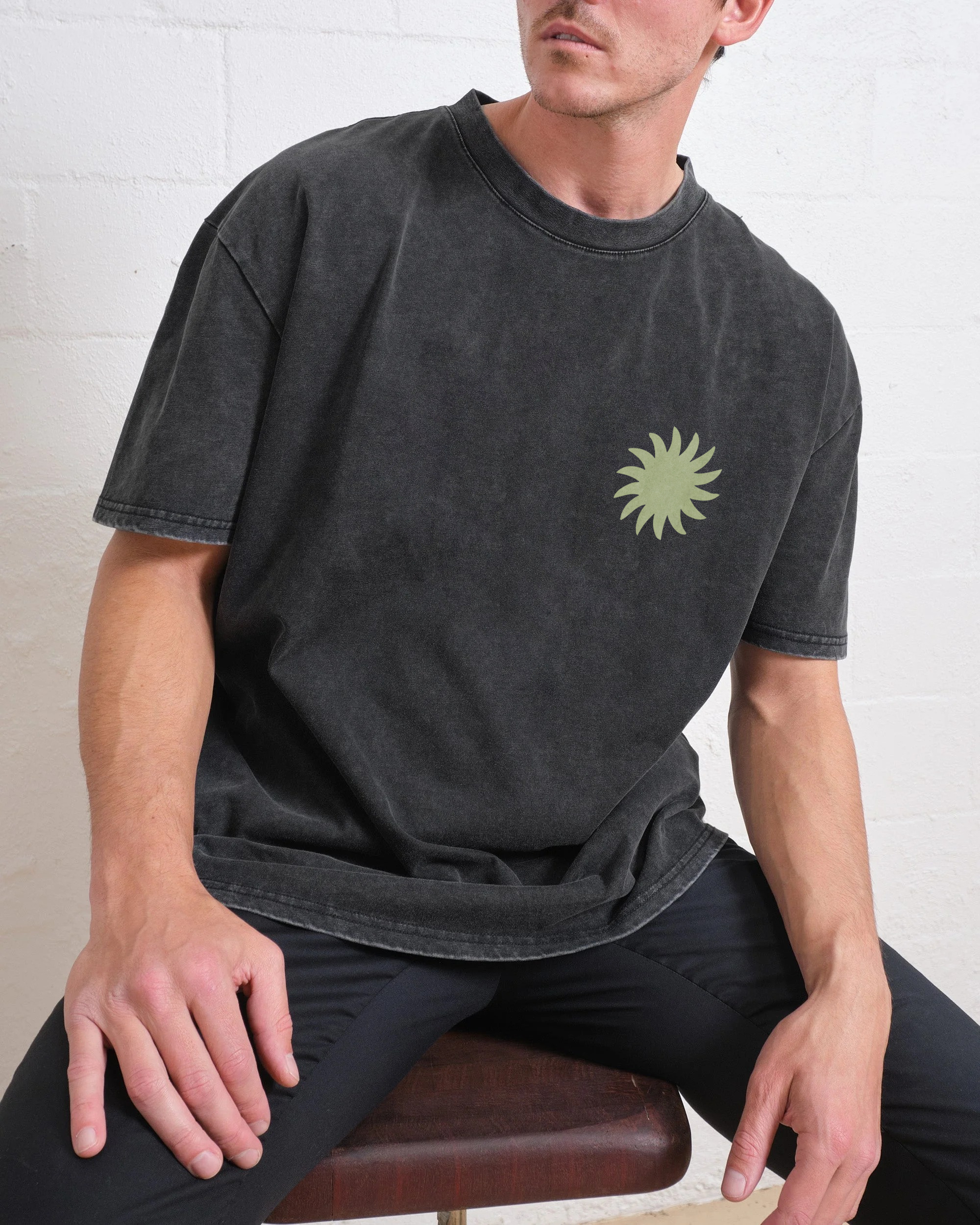 Washed T-Shirt | Hippie Sun Unisex Things That Bring You Joy | TIDESENCE