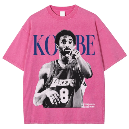 T-Shirt KOBE Graphic TEE Unisex-Adult Ultra Cotton Washed | TIDESENCE