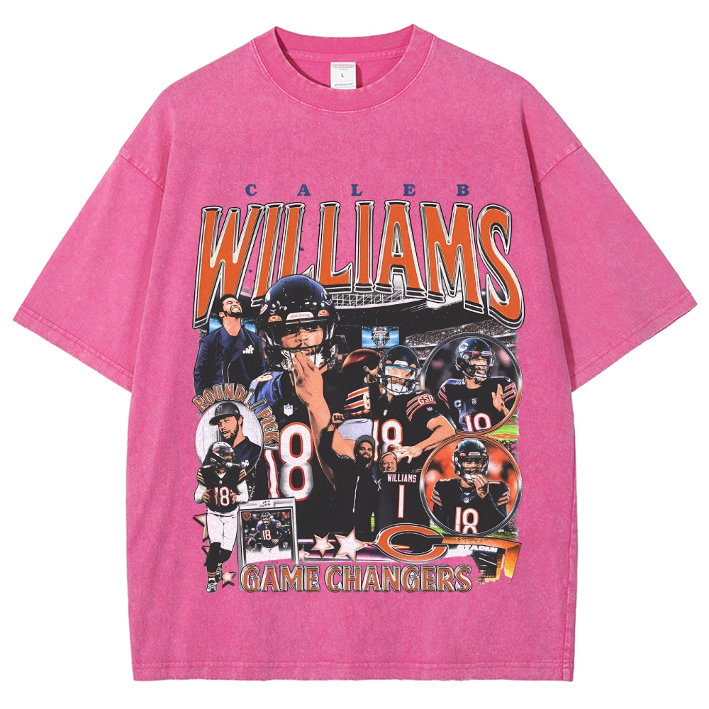 Unisex-Adult Ultra Cotton Washed T-Shirt Graphic CALEB WILLIAMS - BEARS TEE 