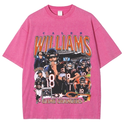 Unisex-Adult Ultra Cotton Washed T-Shirt Graphic CALEB WILLIAMS - BEARS TEE 