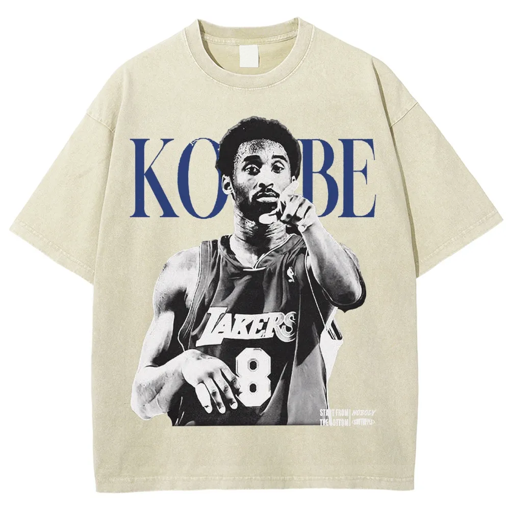 T-Shirt KOBE Graphic TEE Unisex-Adult Ultra Cotton Washed | TIDESENCE