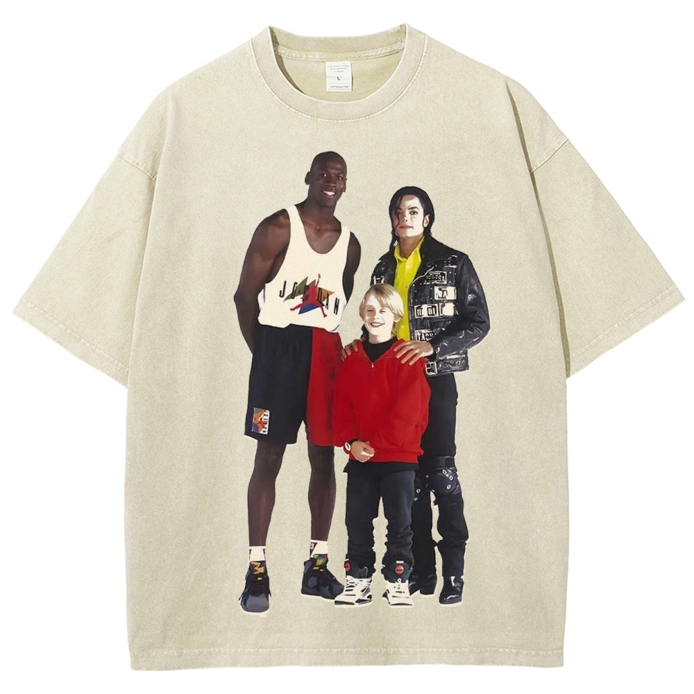Unisex-Adult Ultra Cotton Washed T-Shirt Graphic MICHAEL JORDAN-MICHAE