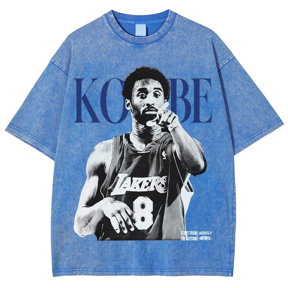 T-Shirt KOBE Graphic TEE Unisex-Adult Ultra Cotton Washed | TIDESENCE