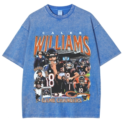 Unisex-Adult Ultra Cotton Washed T-Shirt Graphic CALEB WILLIAMS - BEARS TEE 