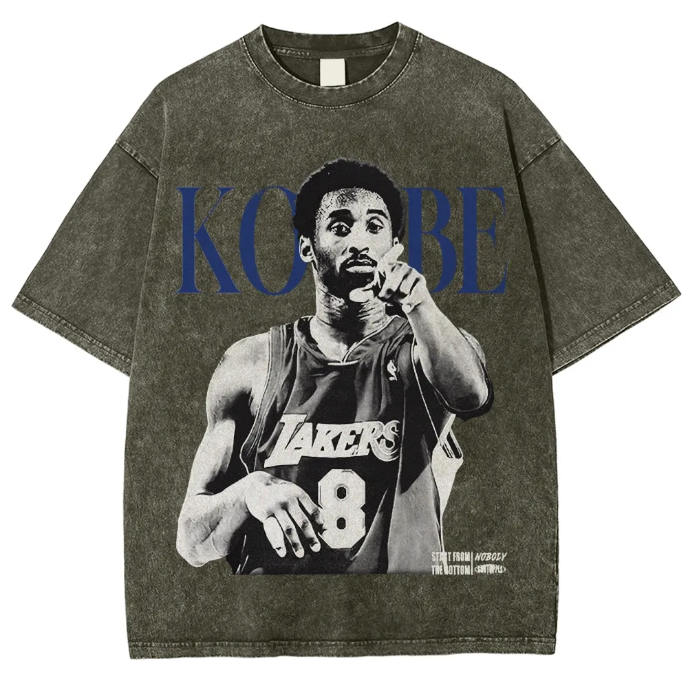 T-Shirt KOBE Graphic TEE Unisex-Adult Ultra Cotton Washed | TIDESENCE