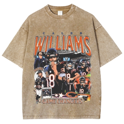 Unisex-Adult Ultra Cotton Washed T-Shirt Graphic CALEB WILLIAMS - BEARS TEE 