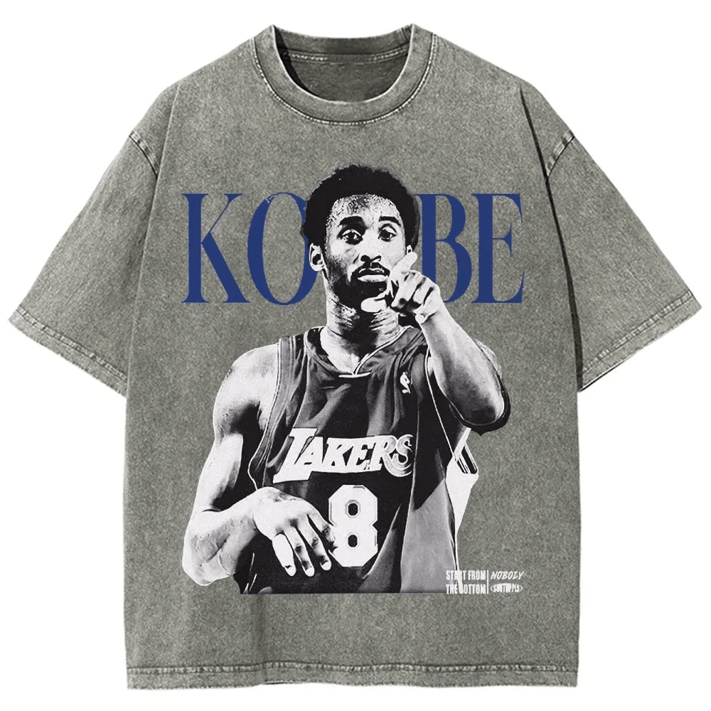 T-Shirt KOBE Graphic TEE Unisex-Adult Ultra Cotton Washed | TIDESENCE