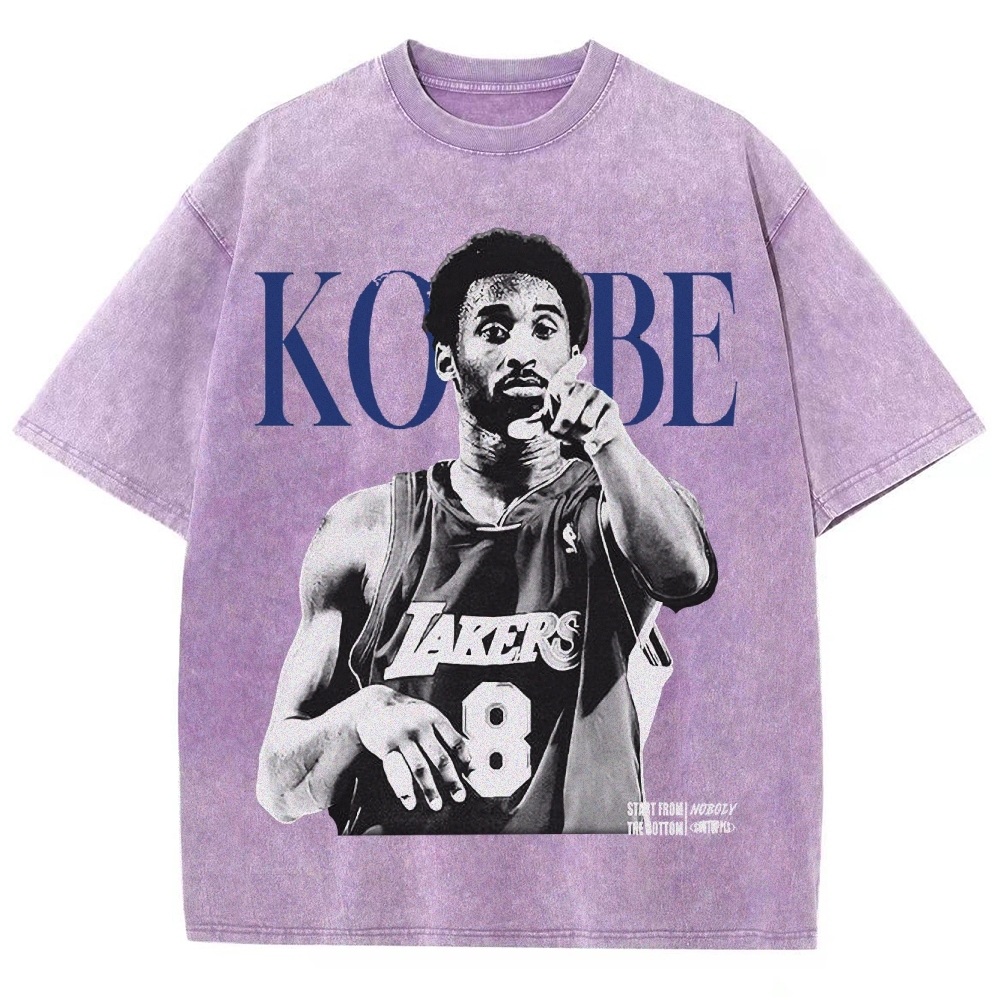 Unisex-Adult Ultra Cotton Washed T-Shirt Graphic KOBE TEE
