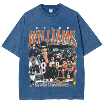 Unisex-Adult Ultra Cotton Washed T-Shirt Graphic CALEB WILLIAMS - BEARS TEE 