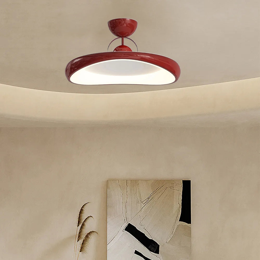 Cream Style Iron LED Living Room Ceiling Lights