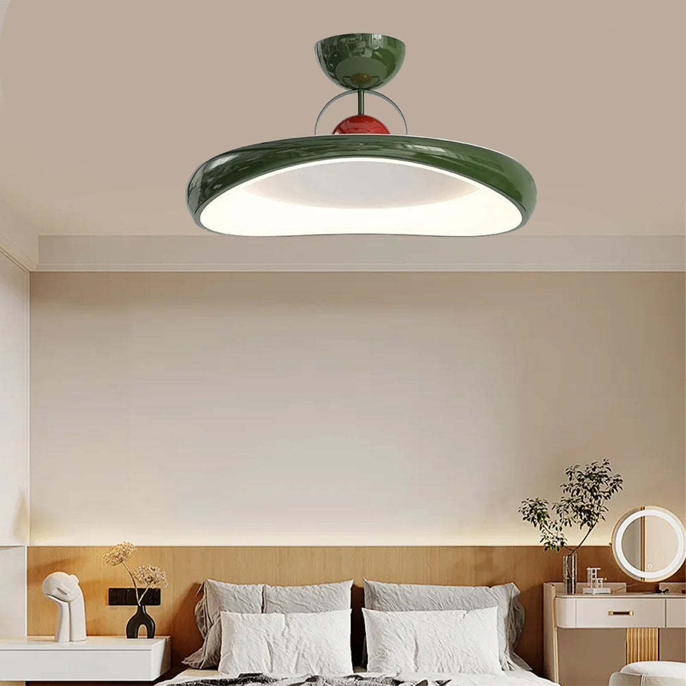 Cream Style Iron LED Living Room Ceiling Lights