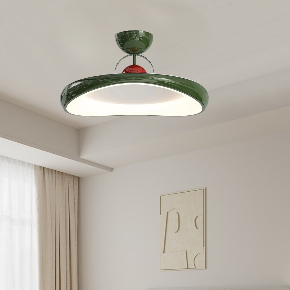 Cream Style Iron LED Living Room Ceiling Lights